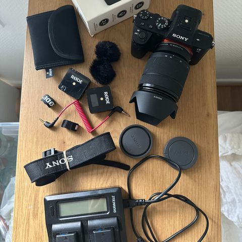 Sony a7ii kamerapakke + utstyr