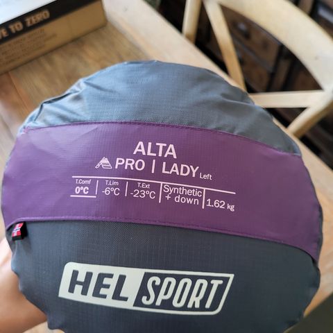 Hel Sport Alta Pro Lady sovepose dun/fiber left