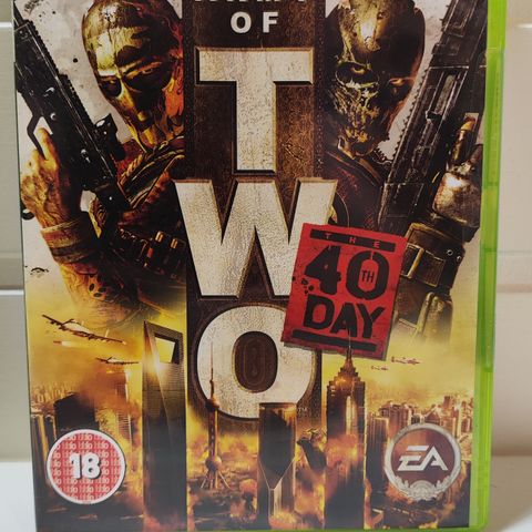 Army Of Two-40th Day    (Uten Plast Men Har Forsegling)    Xbox360