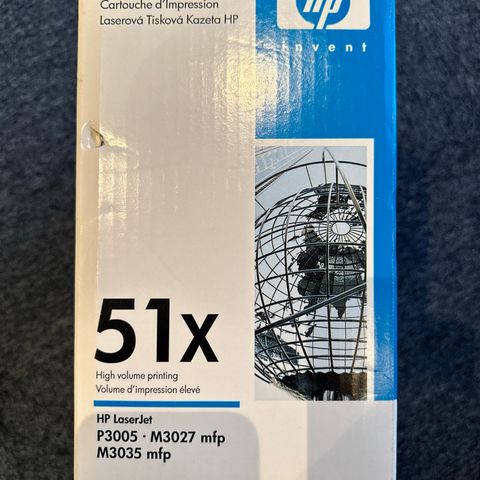 HP LaserJet Q7551x toner, 2stk