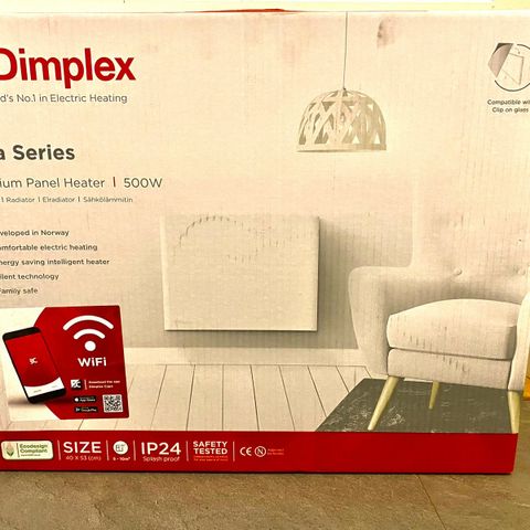 Panelovn DIMPLEX ALTA WiFi 500W