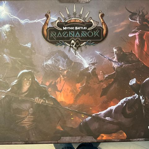 Mythic Battles Ragnarok + Destroyers box m/miniatyrer. Vannvittig god pris