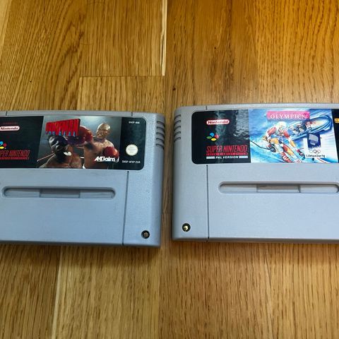 2 Super nintendo spill