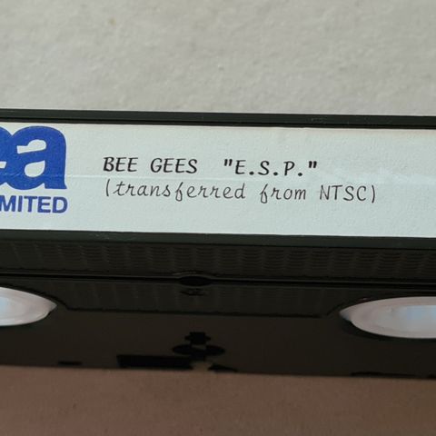 BEE GEES  -  "E.S.P" (VHS/PROMO?)