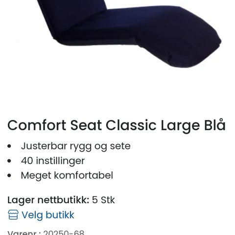 Stol, comfort seat