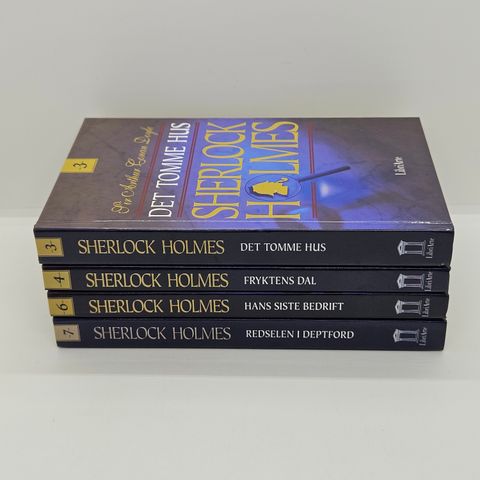 4 stk Sherlock Holmes LibriArte - Sir Arthur Conan Doyle