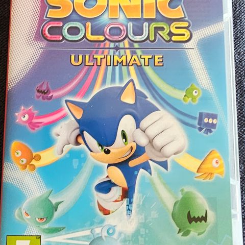 Sonic colours Ultimate edition Nintendo switch