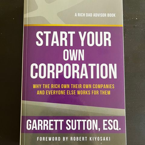 Start Your Own Corporation by Garrett Sutton (2018)