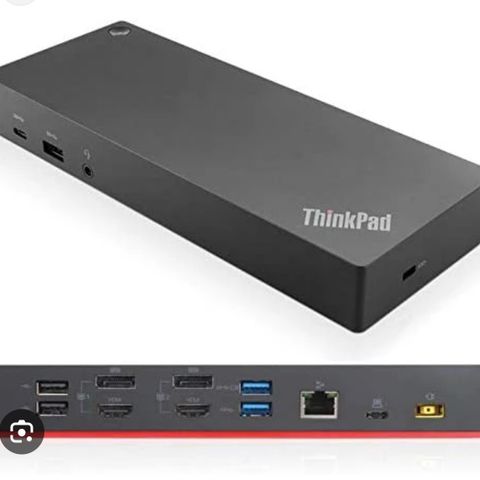 Thinkpad Hybrid USB-C med USB-a Docking