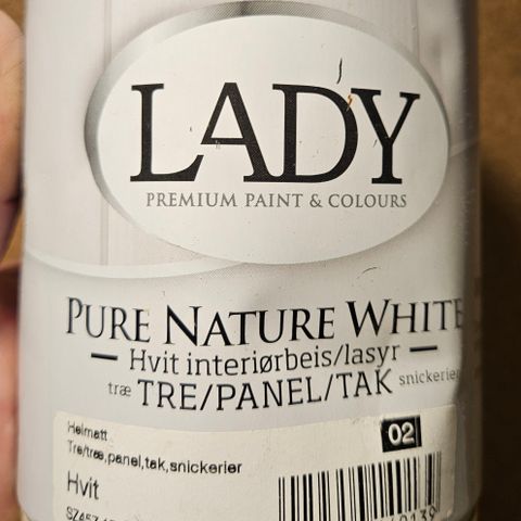 Lady pure nature white 1l