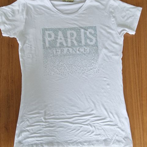 Nydelig glitter Paris Tshirt T-skjort
