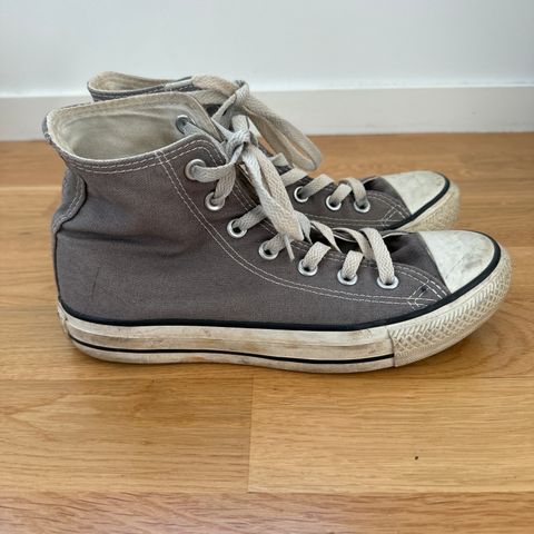 Converse All Star grå, Str. 37,5