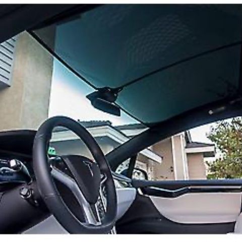 Solskjerm fronttak Tesla Modell X