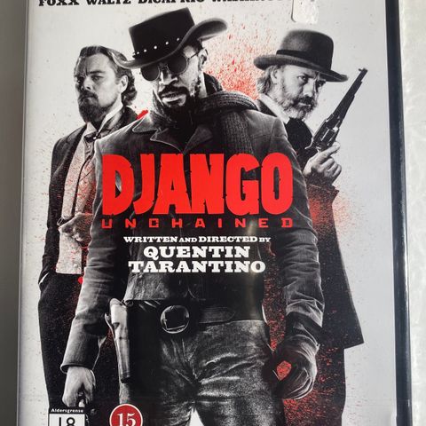 Django Unchained (DVD - 2012 - Quentin Tarantino) Norsk tekst. NY!