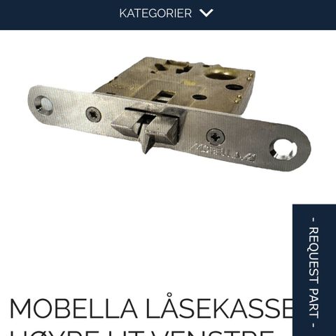 Mobella låsekasse til båt