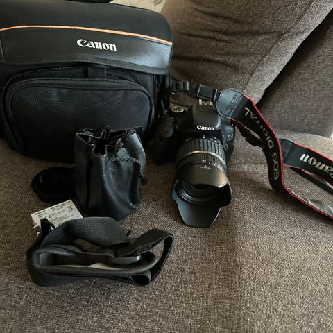 Canon EOS 600D med utstyr