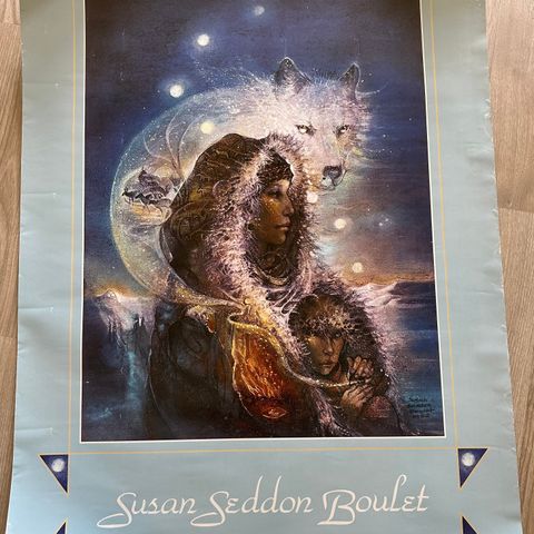 Plakat ‘Reindeer people’ av Susan Seddon Boulet