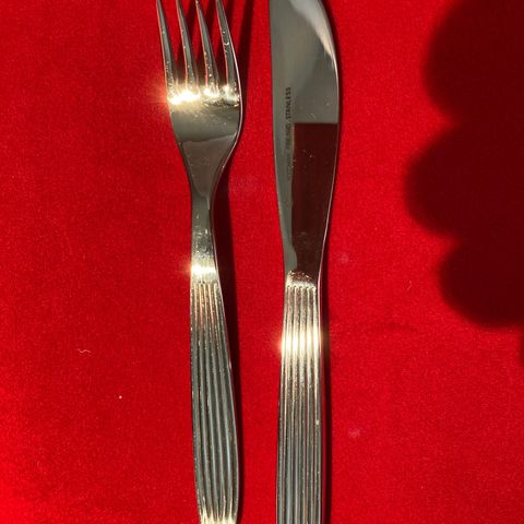 6 + 6 stk gafler og kniver Ideal design Kaj Franck for Hackman Finland