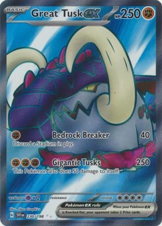 Great Tusk ex - 230/198 - Full Art