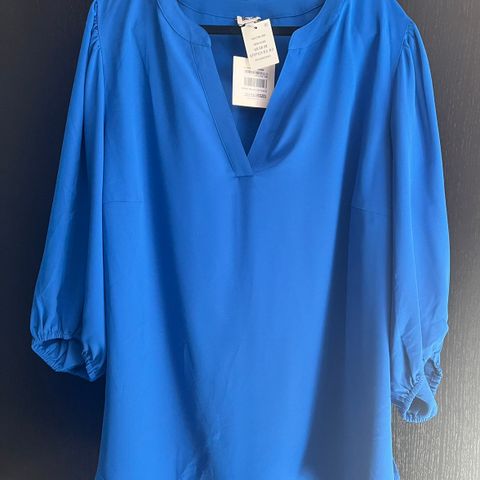 Blå skjorte / tunika fra Anne Klein str 2X