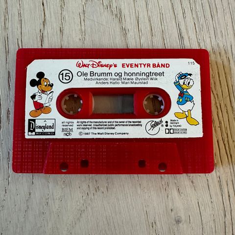 Vintage Disney eventyrbånd nr 15: Ole Brumm og honningtreet