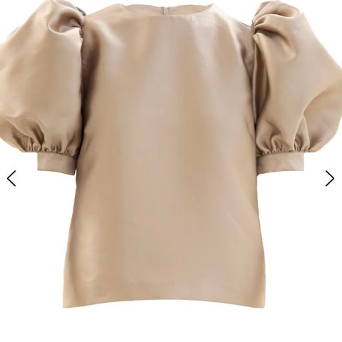 CAMILLA PIHL BOWIE BLOUSE Champagne