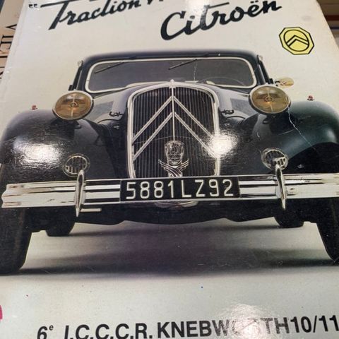 Traction Avant Citroen. 50 ANS. Fabien Sabates  til salgs.