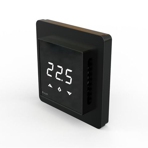Heatit Z-TRM3 termostat sort - ny i eske