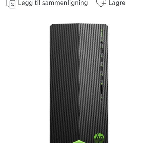 Gaming pc fra hp