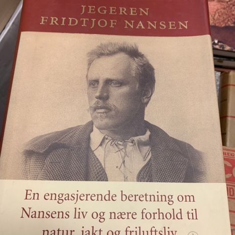 Svein Solli sin bok Jegeren Nansen til salgs.