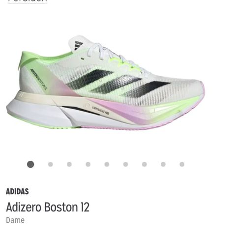 Adidas Adizero Boston 12 joggesko  til salgs