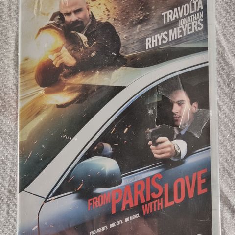 From Paris With Love DVD ny forseglet norsk tekst