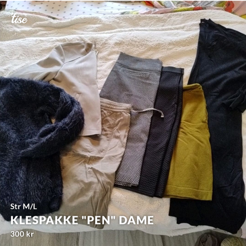 Klespakke *pen* dame str m/l Ny pris