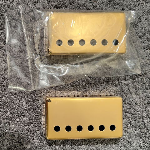 Humbucker Cover/deksler Seymour Duncan Gold 2 stk.