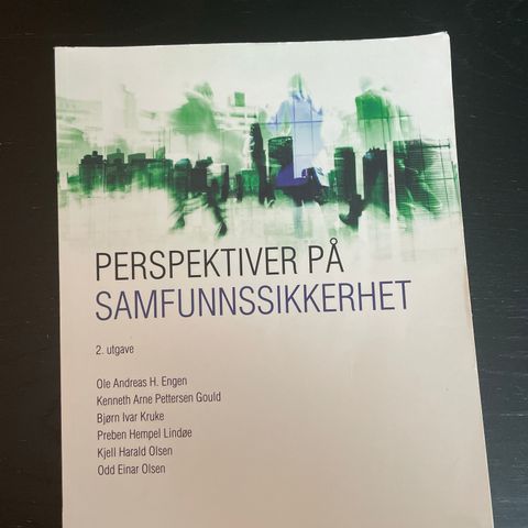 Perspektiver på samfunnssikkerhet