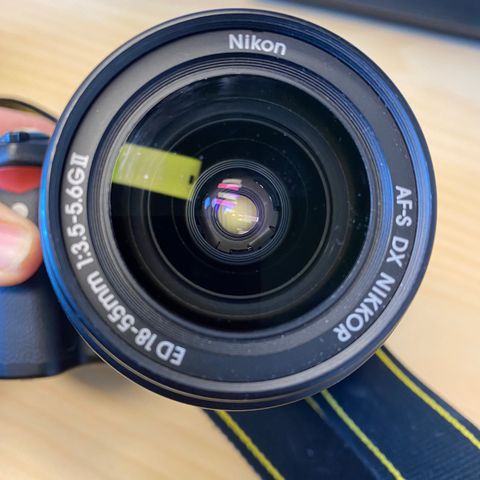 Nikon DX40 med ekstra Nikon Nikkor 55-200 mm objektiv.