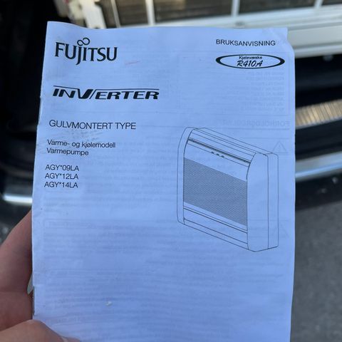 Fujitsu inverter R410A