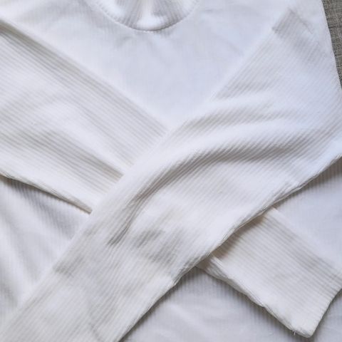 Hvit genser