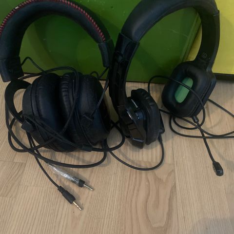 Div headsett og gaming mus