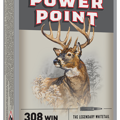 Winchester Power Point .308 150 grain kuler