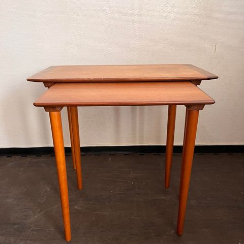 Retro settebord Teak