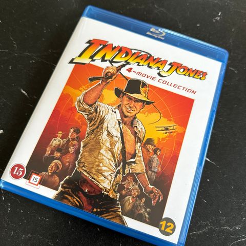 4 filmer Blu Ray Indiana Jones