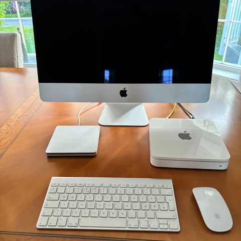 iMac + tastatur, mus & TimeCapsule selges
