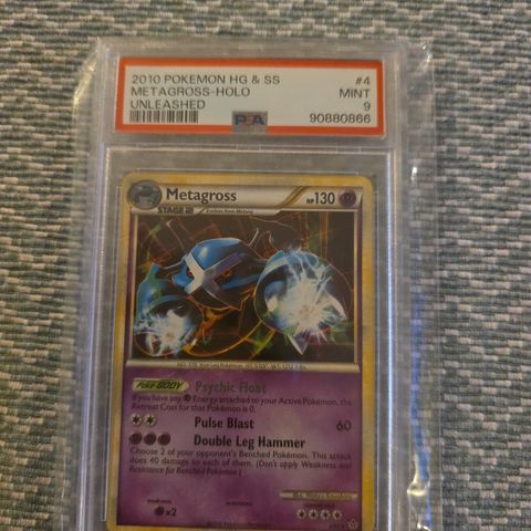 Pokemon Holo Metagross PSA 9