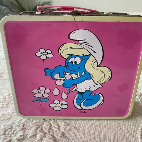 Smurf matboks/ koffert