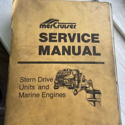 Mercruiser verkstedmanual fra 1980