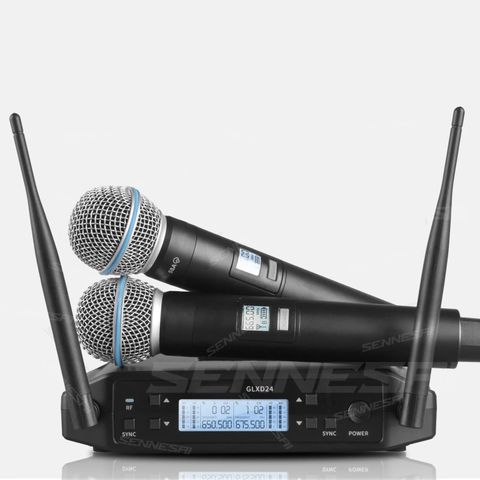 Profesjonell Dobbel Trådløs Mikrofon for karaoke, Hjemmesystem