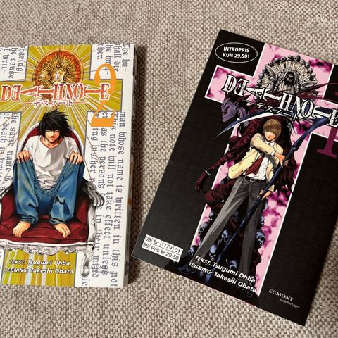 Manga - Death Note 1-2