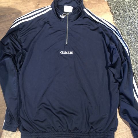 Adidas half zip, retro, meget pen