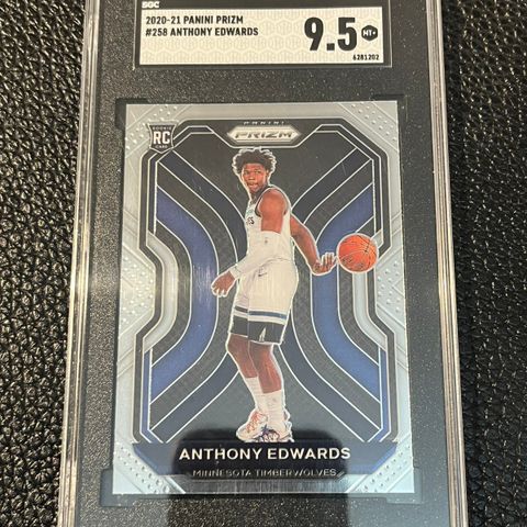 Anthony Edwards Panini Prizm #258